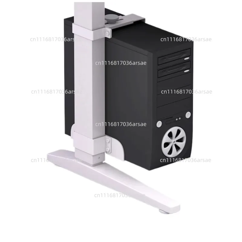 Desktop Computer Chassis Fixed Hanging Tray Bracket, Adjustable Mainframe Lifting Frame ,Space-Saving