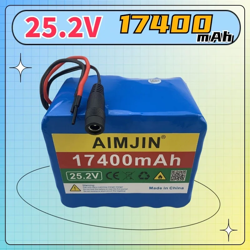 

6S5P 25,2 V 17400mAh 18650 литиевая батарея Защитная аккумуляторная батарея