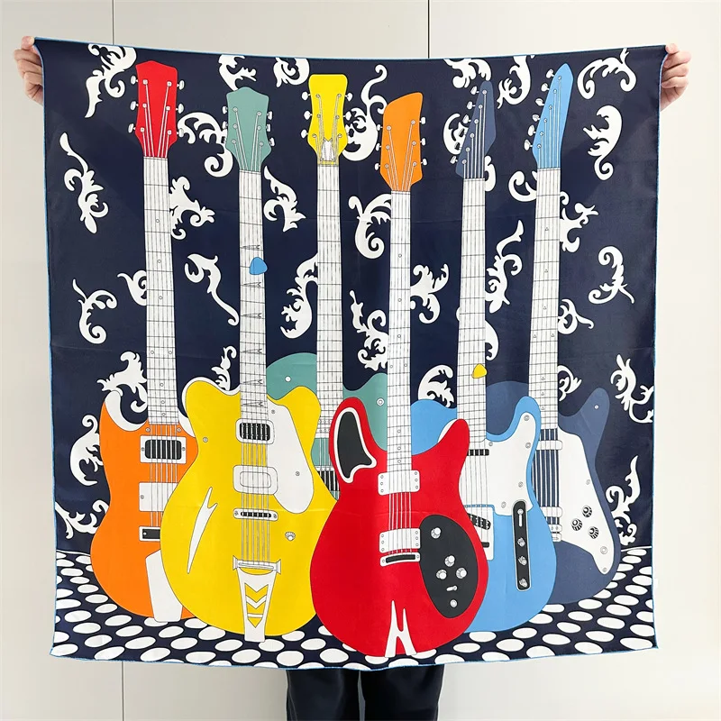 

Satin Silk Scarf 110cm Luxury Designers Square Scarfs Rolled Edges Bandanas Foulard Head Hair Accessories Lover Gift 110