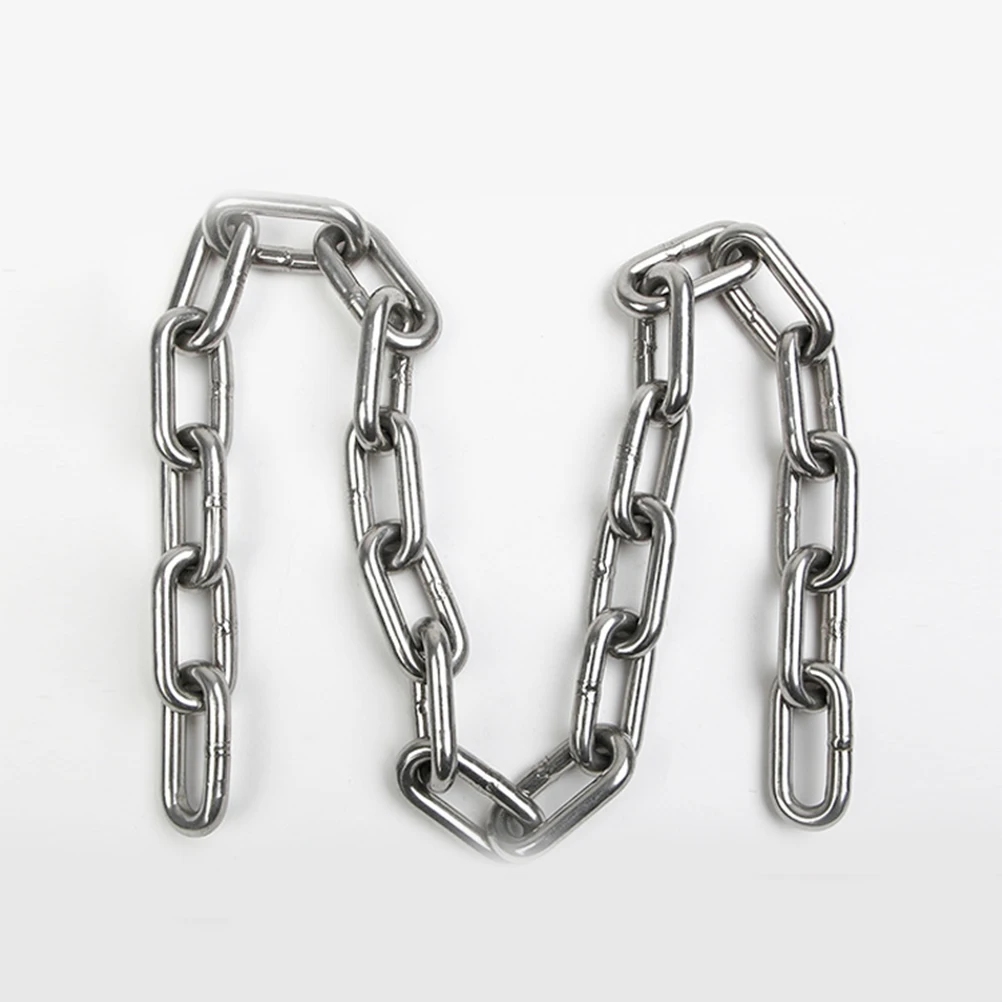 

1Pc 3 Meter Stainless Steel Chain Pet Pulling Chain Heavy Duty Dog Safety Chain For Outdoor Travel Industry Use