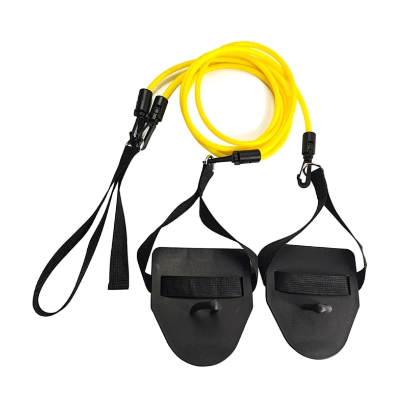 Powercord with Paddles, Swimming Arm Strength Trainer, Arm Strength Exercise Swimming Resistance Exercise Bands Set