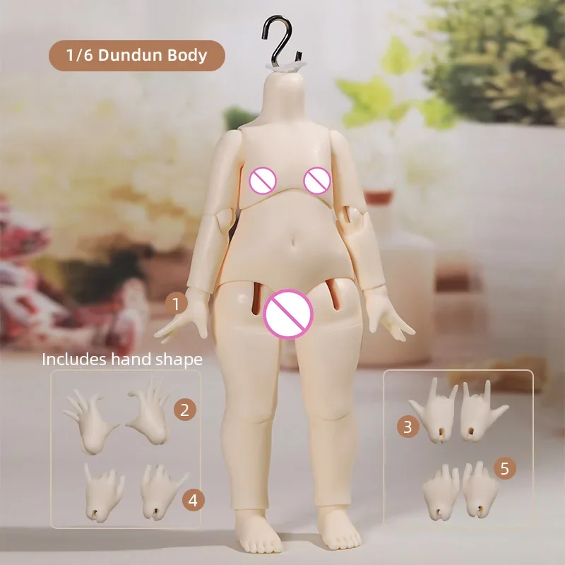 

BJD кукла тело 1/6 Dundun Body Bust 12 см фигурки из смолы голая игрушка кукла для девочек ShugaFairy