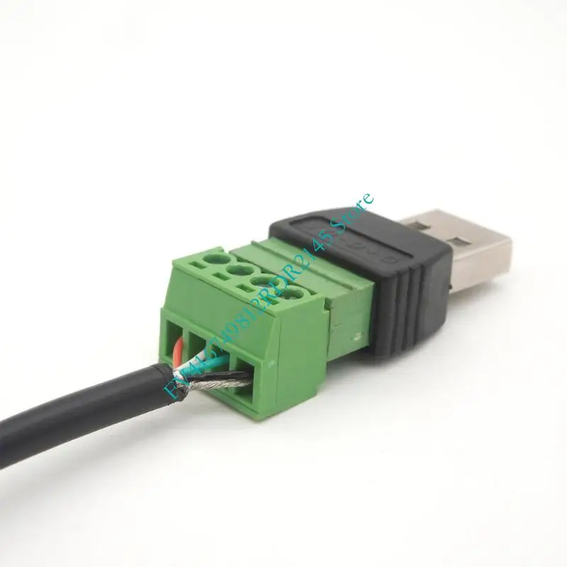 B2EF USB2.0 Screw Terminals Block Adapter DIY USB2.0 Connectors Stable Transfer