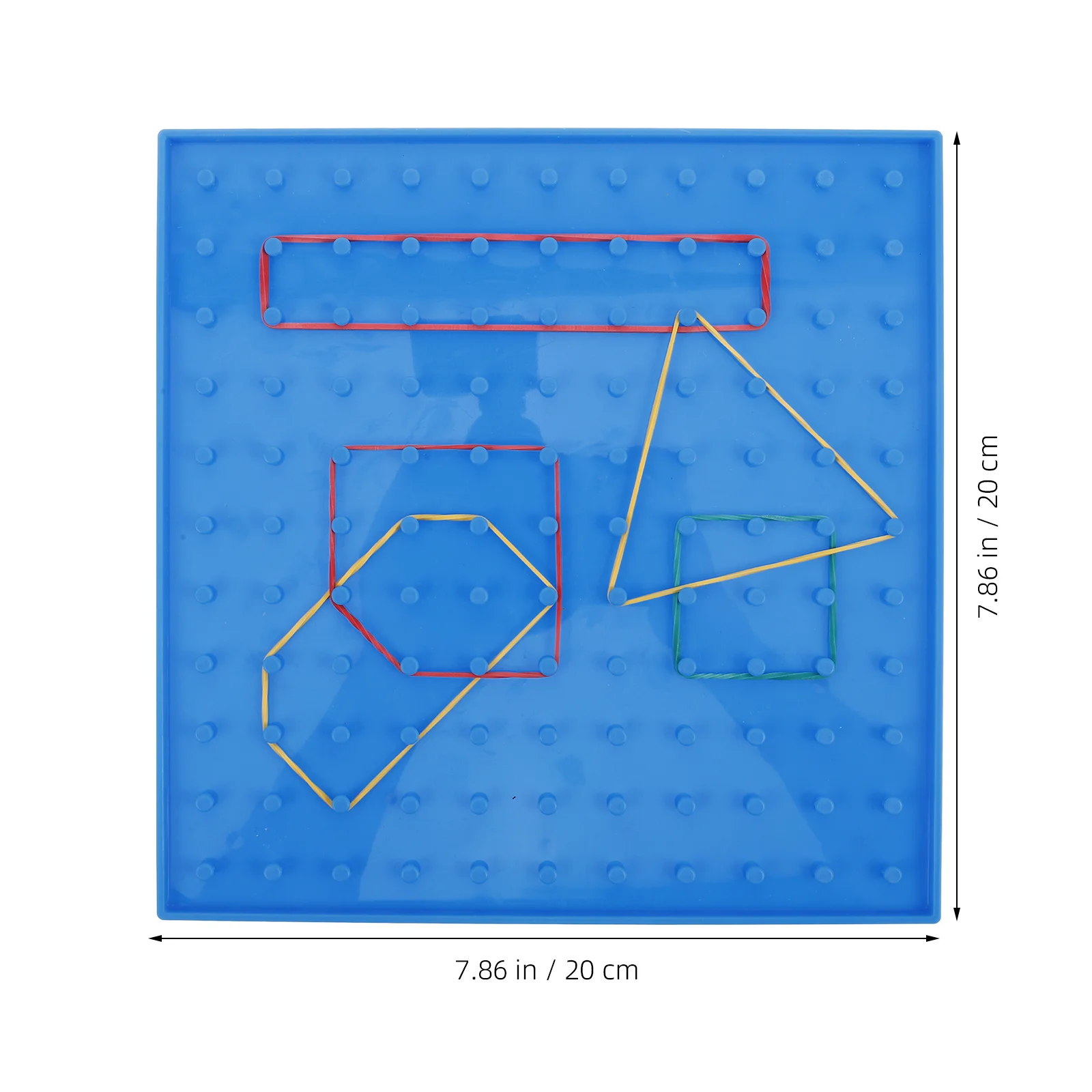 1 set 1 Set Pegboard Kids Geoboard Shape Creation Kit Math Learning Tool Stem Educational For Classroom Home Use Puzzle Board