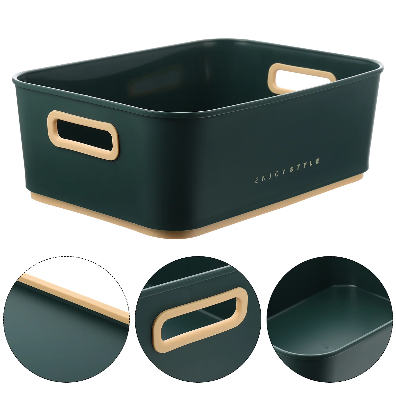 

Storage Basket Sundries Shelf Bathroom Container Plastic Jewelry Organizer Holder