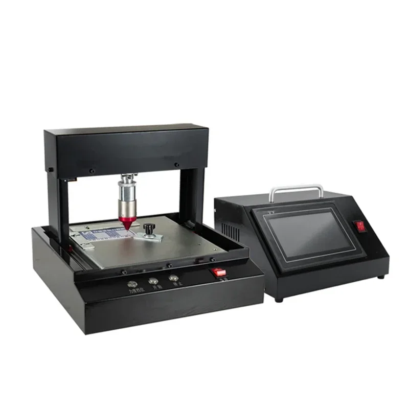 

Electric Metal Nameplate Machine 190x120 240x200 300x250mm Coding Machine Touch Screen Offline Control