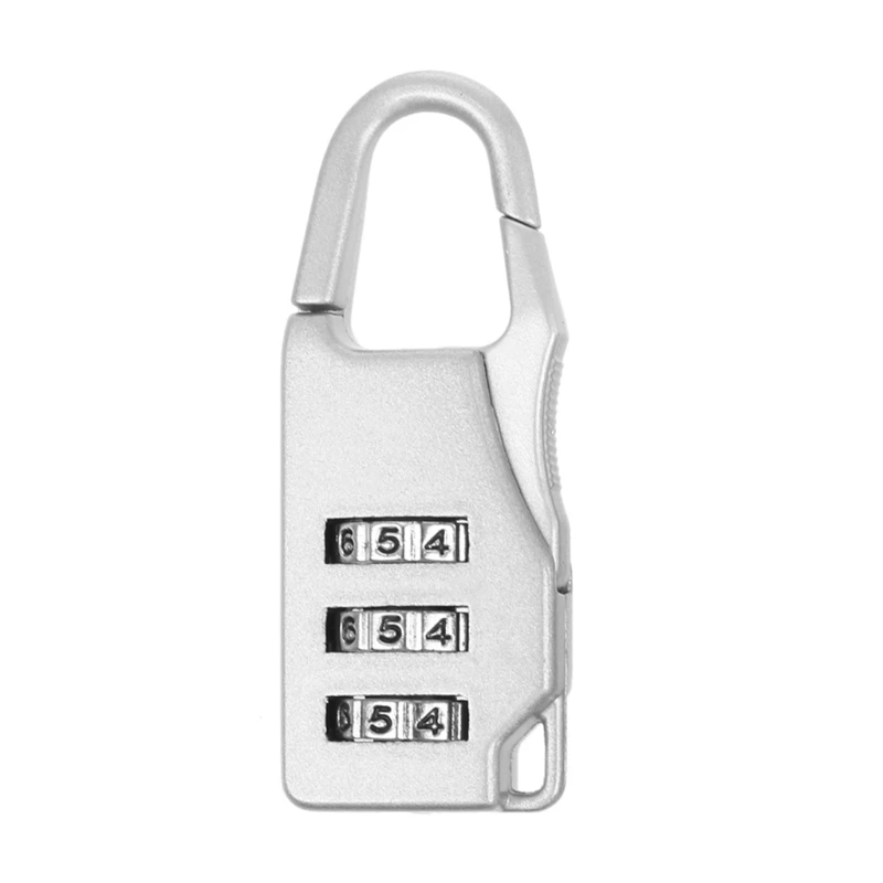 New Lock Travel Luggage 3 Digit Combination Padlocks Suitcase Security Parts