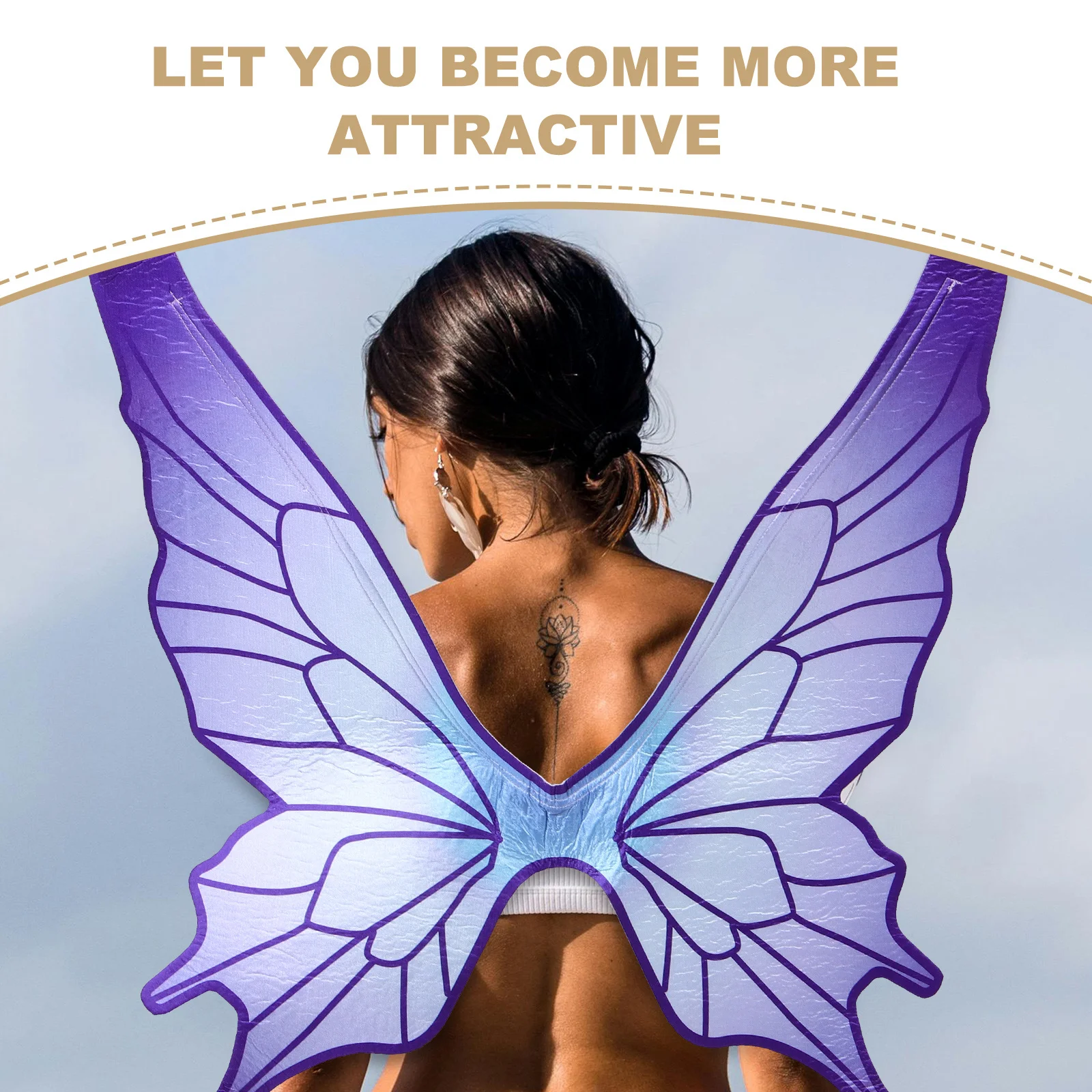 

Опора с крыльями бабочки, нетканый материал, костюм с крыльями феи, случайный косплей, товары для взрослых и детей, товары для вечеринок феи