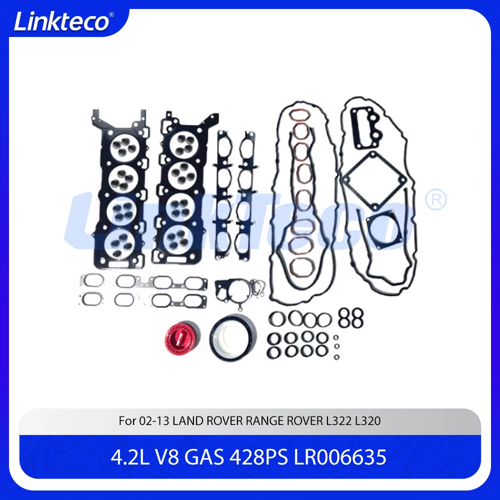 

Engine Part Full Gasket Set Fit 4.2 T L V8 GAS 428PS For 02-13 4.2T LAND ROVER RANGE ROVER L322 L320 LR006635