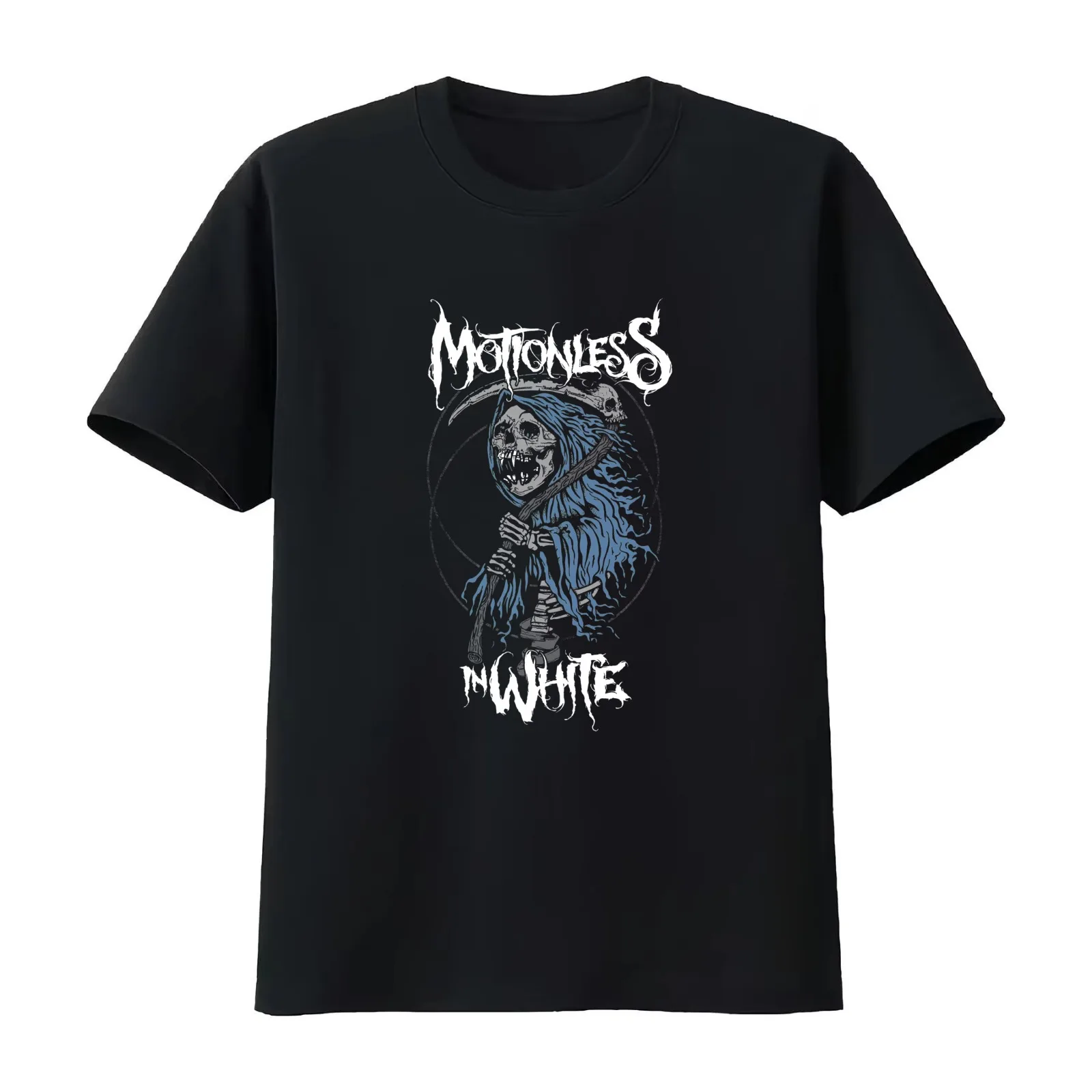 Motionless in White Men_s Hoodies Sweater Fashion Long Sleeve Top No Pocket Hoodies Hooded Sweatshirt T-Shirt Unisex Men Women