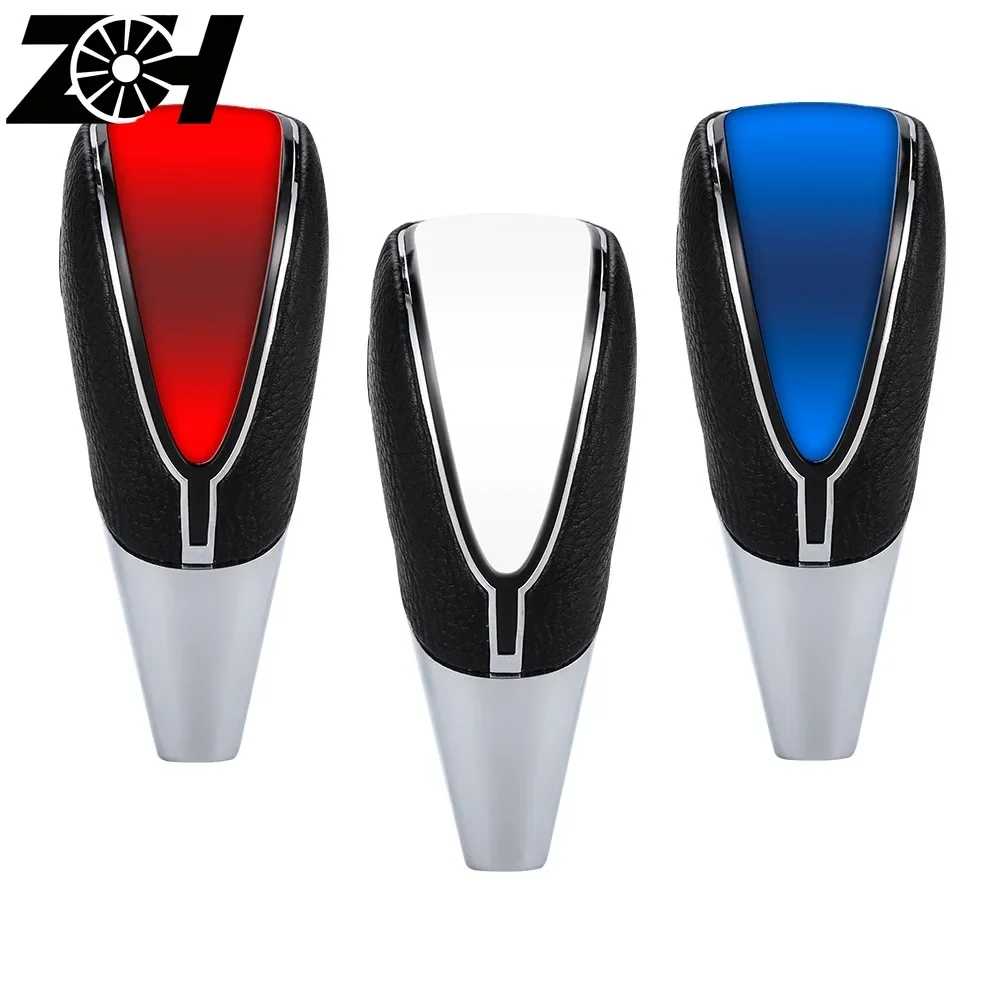 Car 7 Colors Changes Activated LED Gear Handball Knob Light Cigarette Lighter Charger MT AT Fit For Honda Toyota Nissan