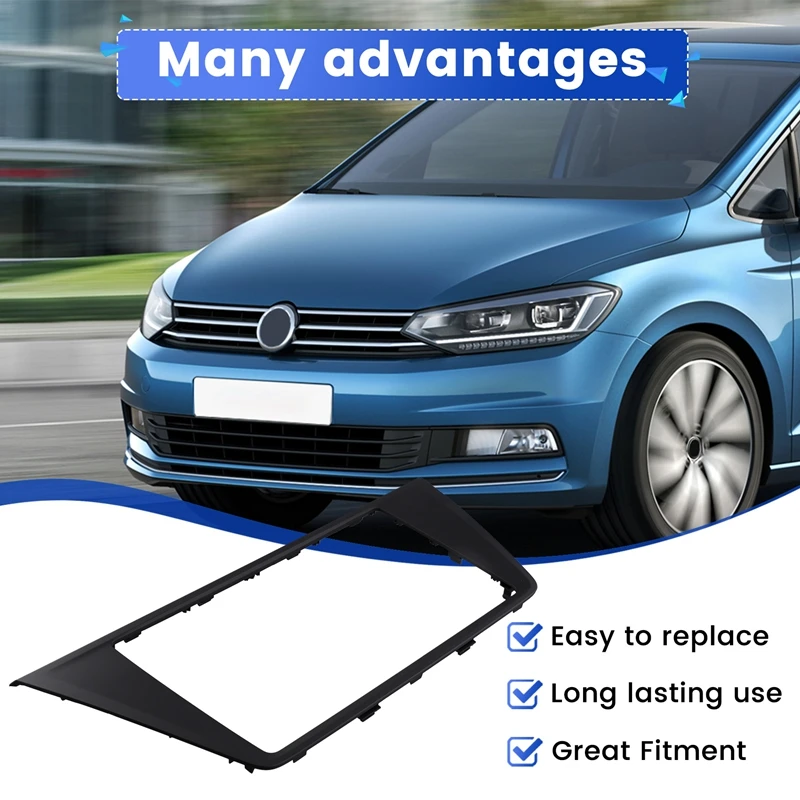 For VW Touran 5T 2016-2022 8Inch Car Radio Main Screen Decorative Frame 5TD 858 069 G 5TD858069G