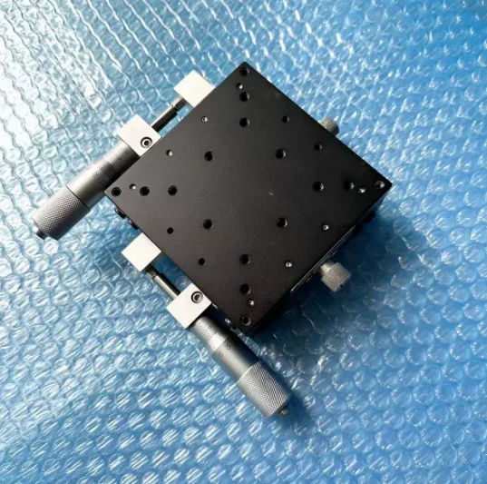 60*60mm LY Series XY Axis Manual Precision Linear Stage Cross Slide Table LY40/50/60/80/125 for Lab Alignment DIY
