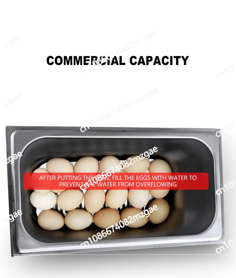 9L Electric Egg Boilers Commercial Automatic Egg Boiling Machine Hot Spring Smart Large Capacity Soft-Boiled Eggs FC-S01