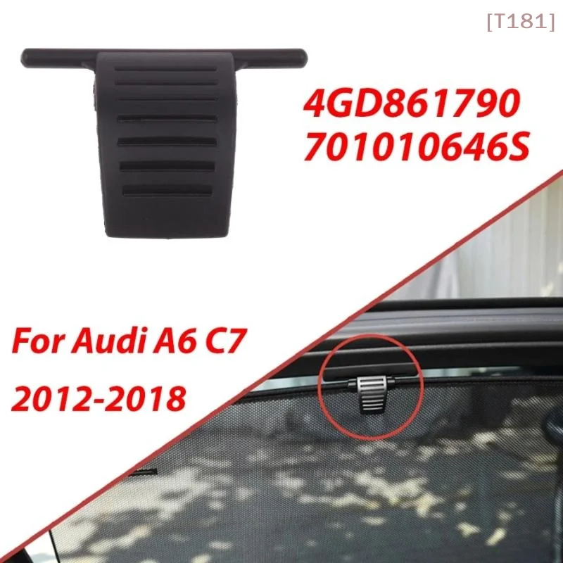 [E] 4GD861790 Car Sunshade Curtain Buckle Hook Clamp Window Curtain Lifting Lug Clip For A6 C7 2012-2018 701010646S