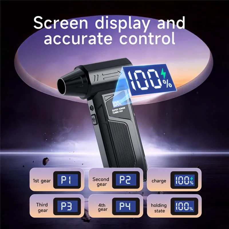 

【Новая распродажа】Безщеточный двигатель, турбореактивный вентилятор, воздуходувка, пылесос, жестокий вентилятор, супер мощный, сильный выдув ветра