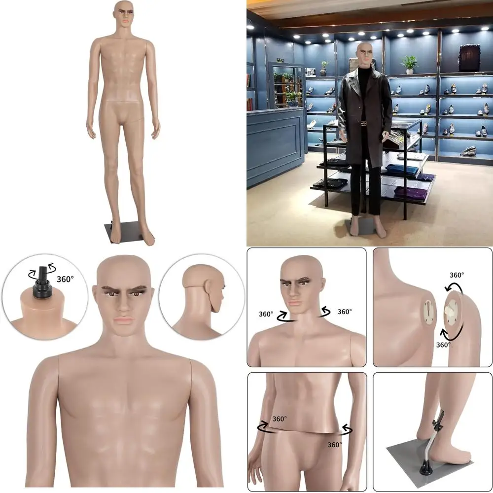 

Adjustable 73-inch Mannequin Stand for Sewing and Dressing - Ideal Dress Form Model for Clothing Design