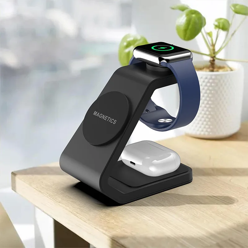 

wireless charger suitable for Apple phones, earphones, and watches with Magsafe charging available in stock