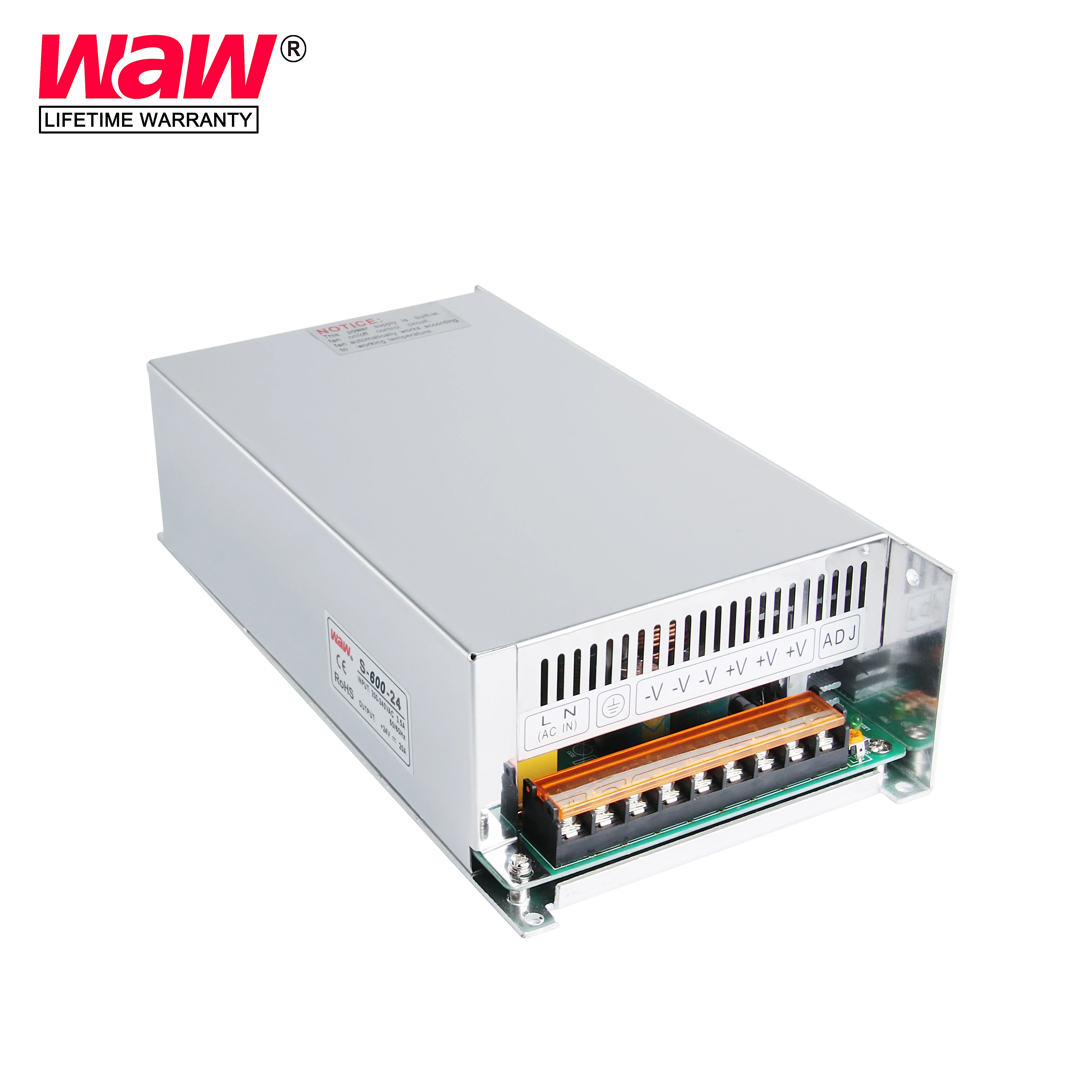 

12v 50a 600w S-600-12 ac to dc 110V/220V Switching Power Supply CCTV power supply with CE ROHS approved