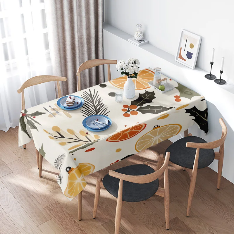 

Farmhouse Tablecloth Vintage Floral Kitchen Table Cover Rustic Dining Table Protector Washable Decorative Table Runner