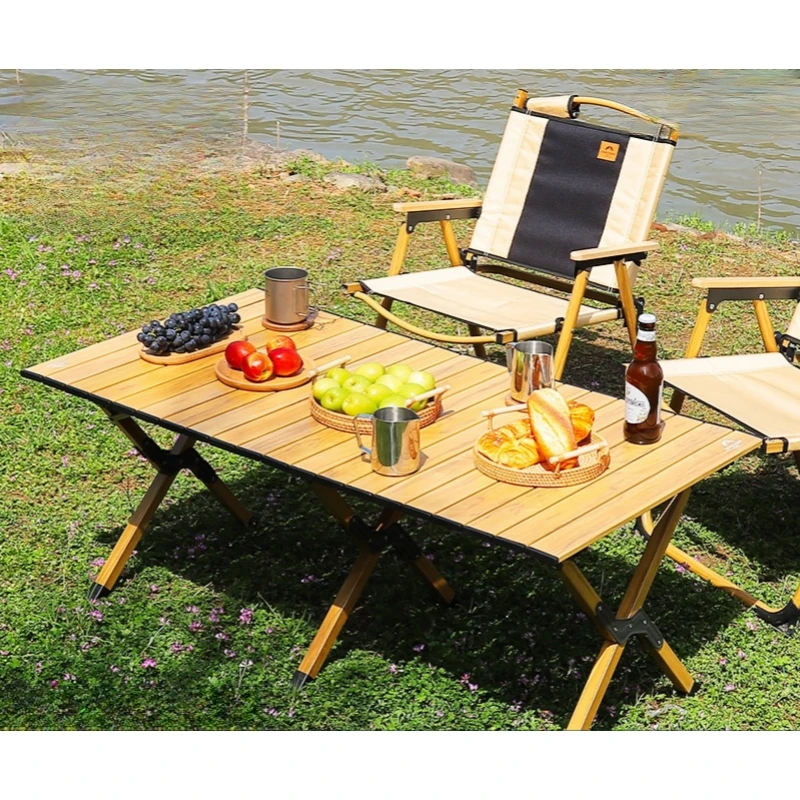 

Aluminum Alloy Chicken Rolls Table Outdoor Table Folding Camping Portable Camping Car Tables And Chairs Outdoor Barbecue Table