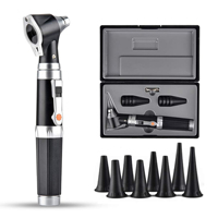 Otoscope Ear Scope with Light, Ear Infection Detector, Pocket Ear Checker Kit with 3X Magnify lens & 8 Speculum Tips for Kids,El