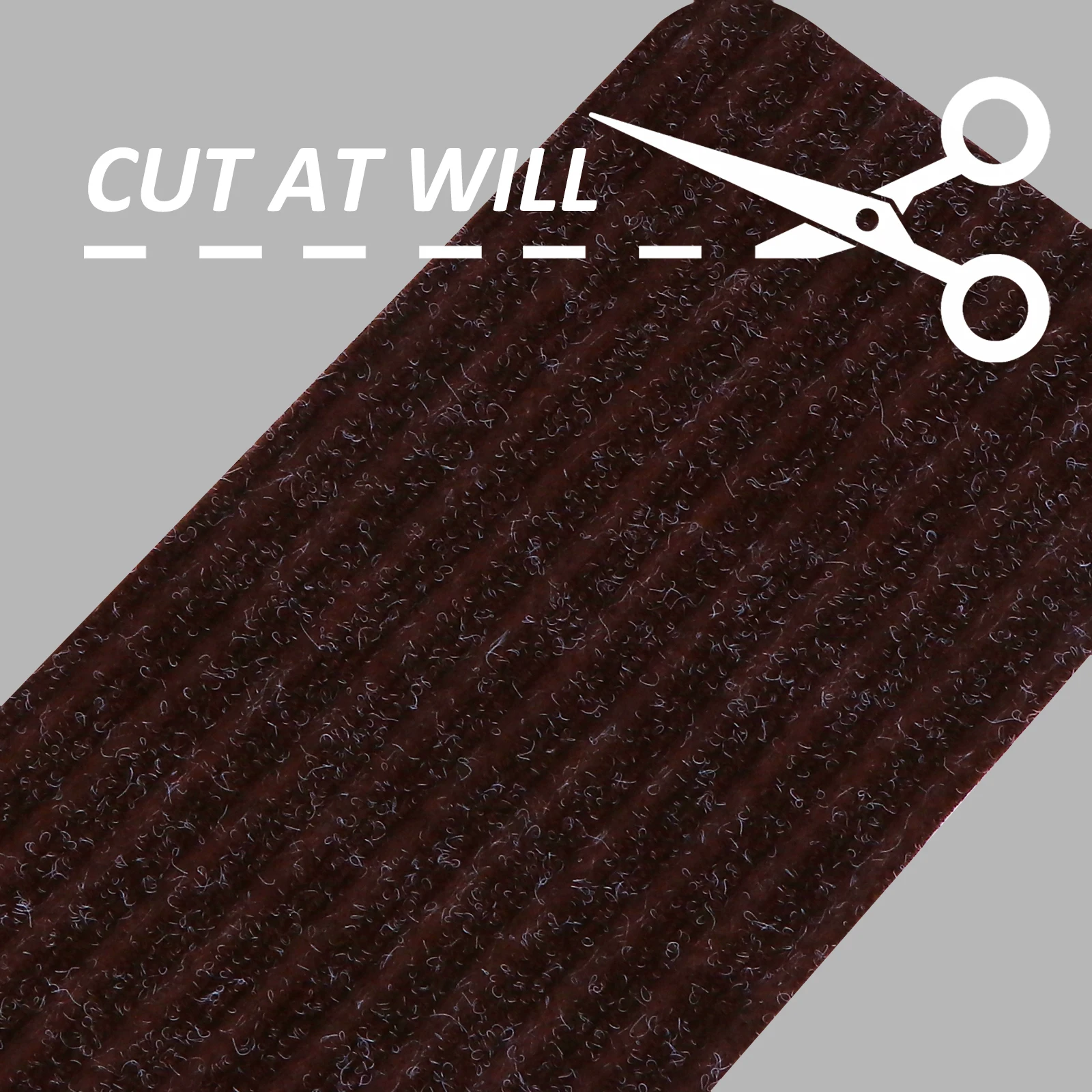 2 Pcs Stair Tread Pad Light Brown Washable Polyester Non Skid Self Adhesive Step Mats Carpets Protect Wood Scratches Fits Most