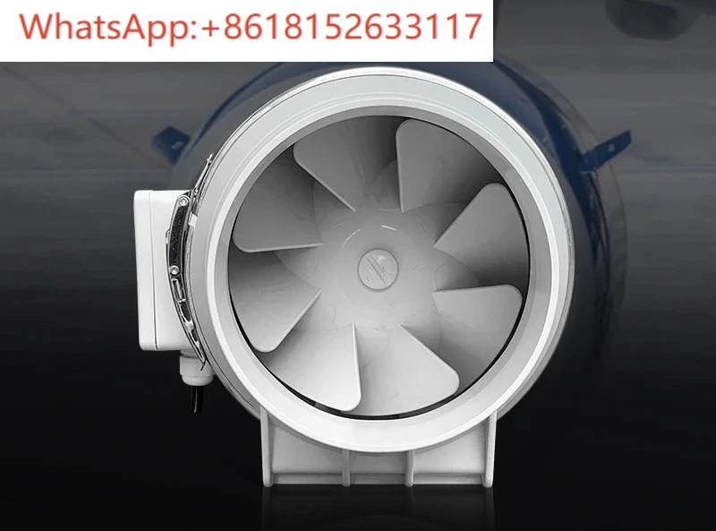 HF-75/100/125/150/200/250/315 جهاز تهوية عادم فائق الشحن للتدفق المائل لمروحة القناة الدائرية