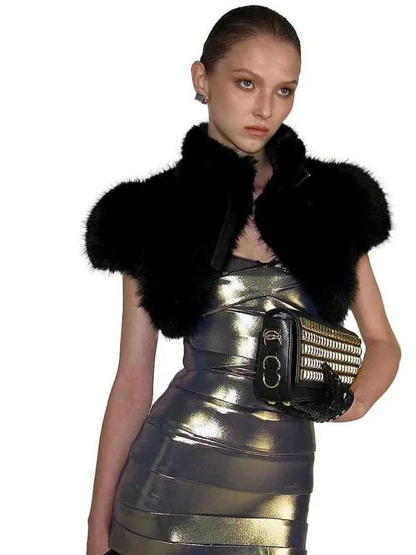 セクシーな無地のラップコート、セクシーなビンディストラップ、暖かいポリエステル繊維、ストレートヘムライン、ボタン留め...