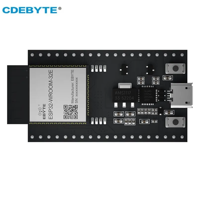 

Тестовая плата ESP32 CDEBYTE ESP32-WROOM-32E-TB Интерфейс USB 2,4–2,5 ГГц Поддержка IEEE802.11b/g/n