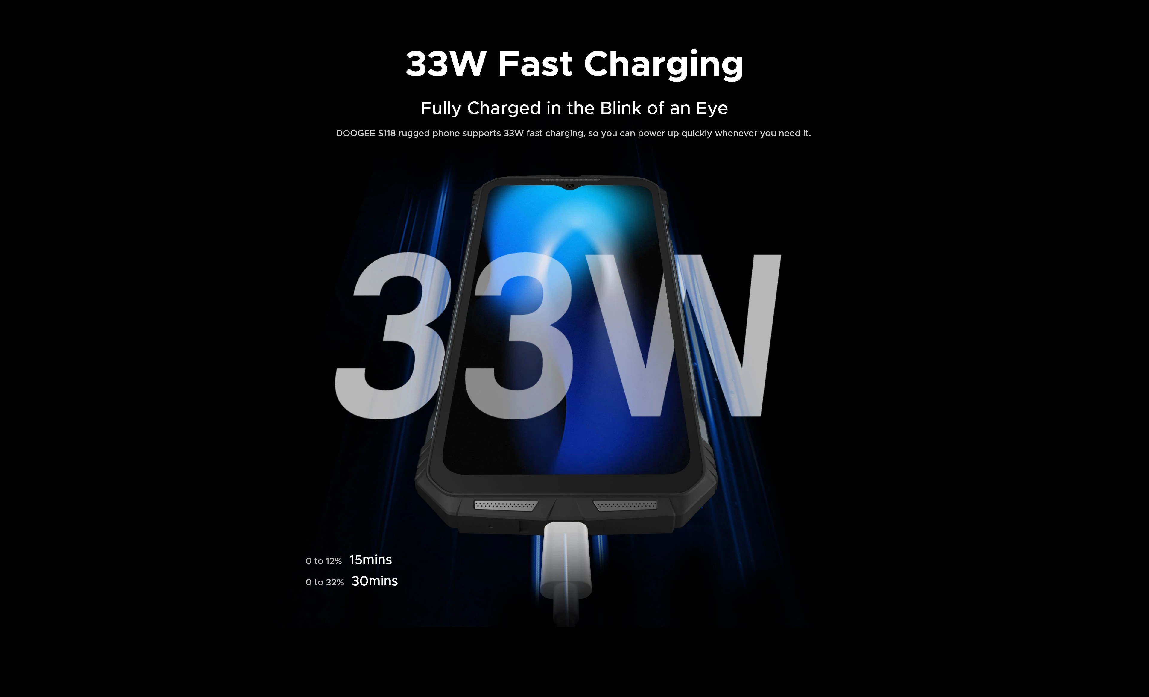 DOOGEE S118 Rugged Phone 6.58" FHD+ Screen Helio G99 Telephon Portable 8GB+512GB 10800mAh 50MP Triple Smartphone Android 14 NFC