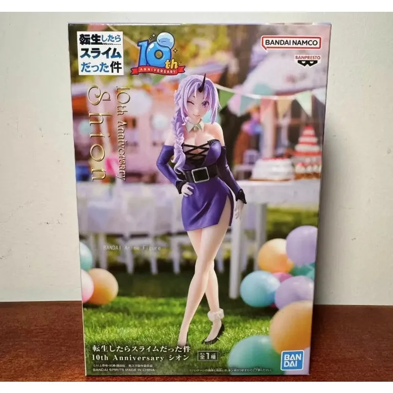 In Voorraad Echt BANDAI Banpresto Shion 10Th Anniversary Die Tijd Kreeg Ik Reïncarneerd Als Een Slijm Anime Figuur Model Speelgoed Geschenken