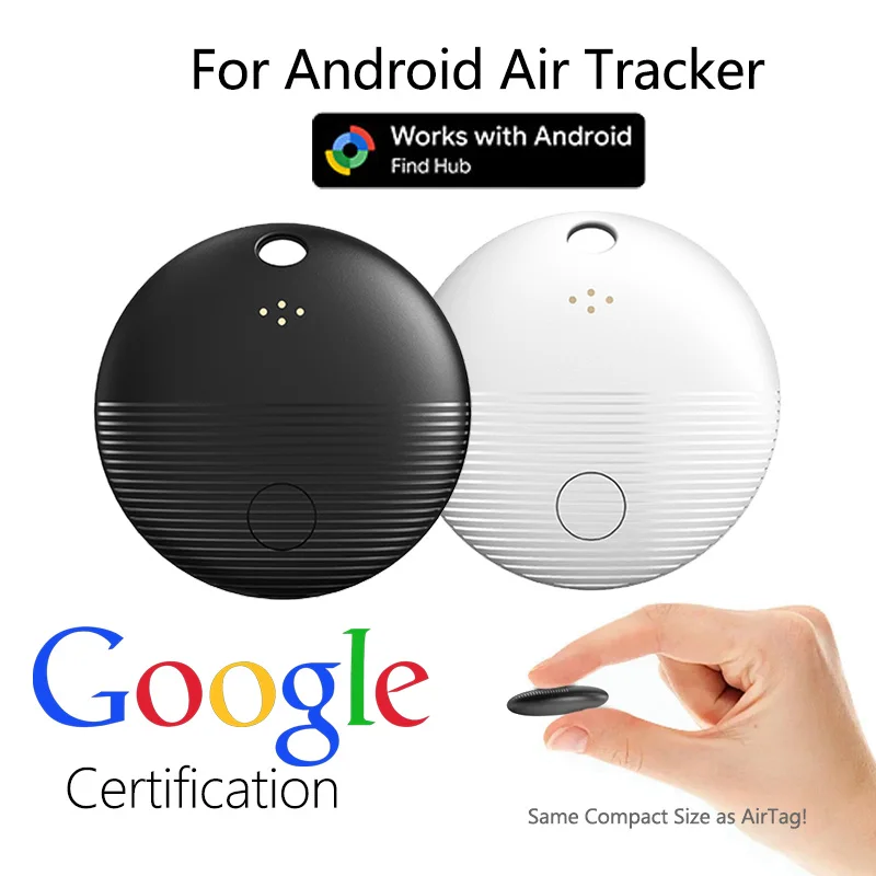 Localizador GPS Portátil Google Find My, Airtag Android, Localizador Bluetooth para Bicicleta, Llaves, Nunca Pierdas Objetos