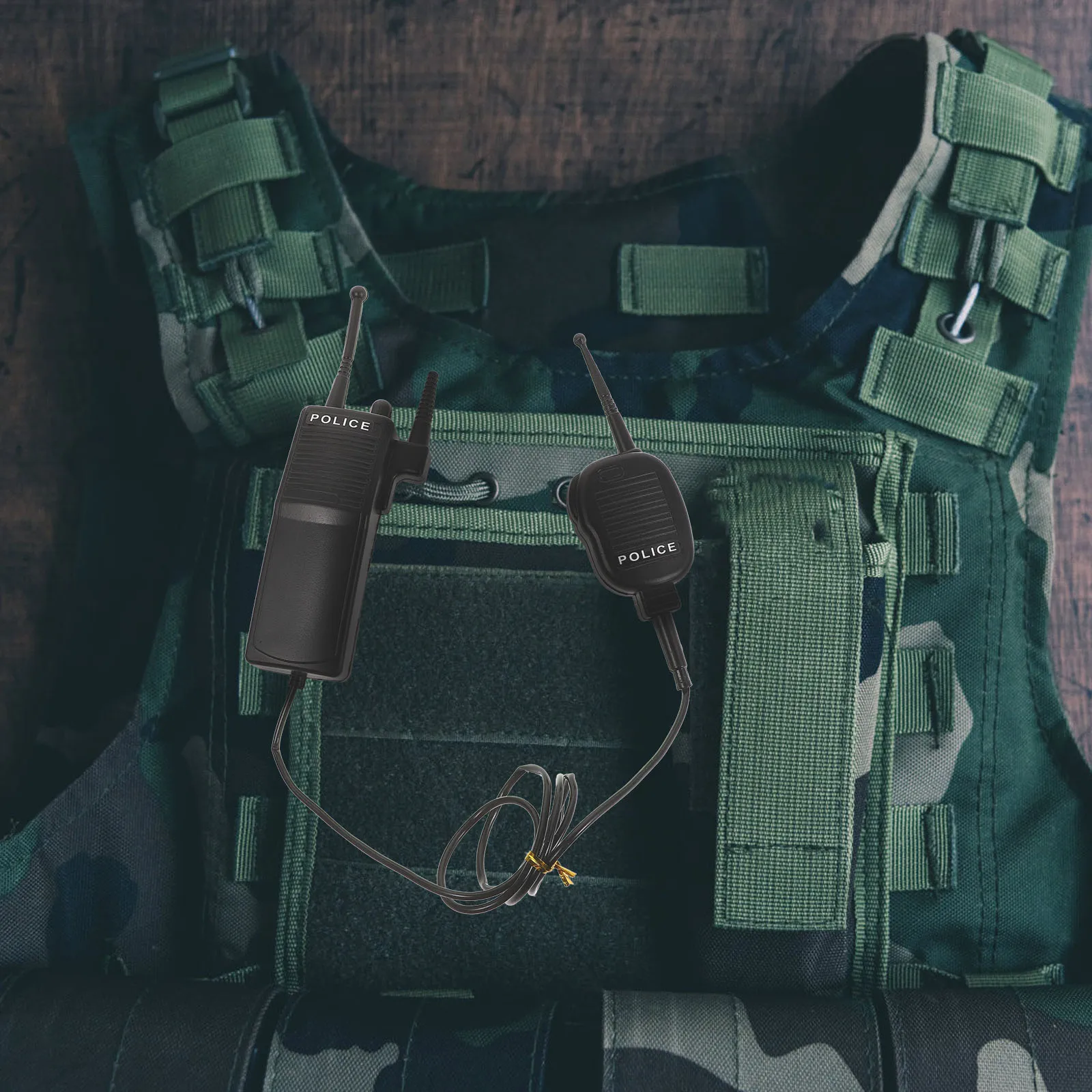 أطفال زي الدعامة فستان محاكاة واقعية لجميع القديسين دور اللعب اكسسوارات الحفلات راديو وهمية الأطفال