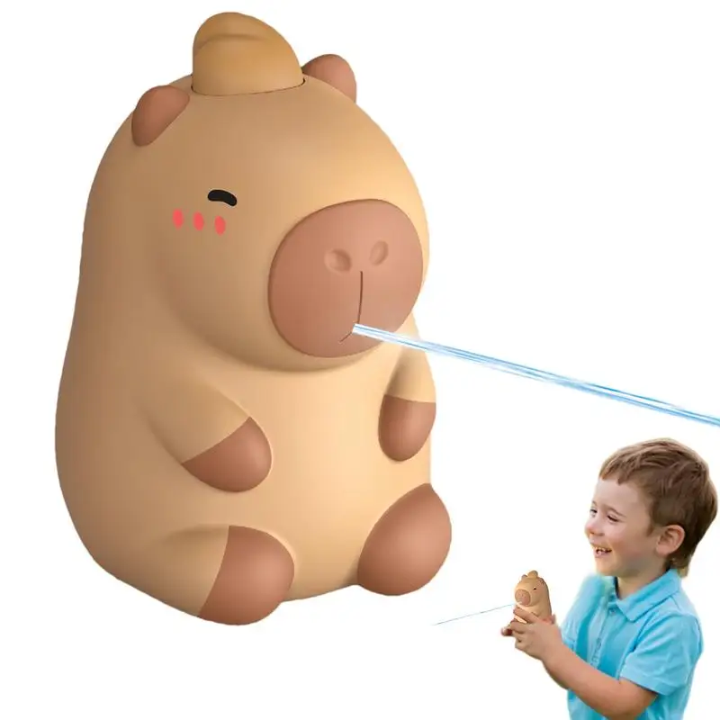 

Capybara Shaped Water Guns Toy Summer Cute Cartoon Capybara Outdoor Children Water Squirt Toy for Yard Pool Party Beach Game