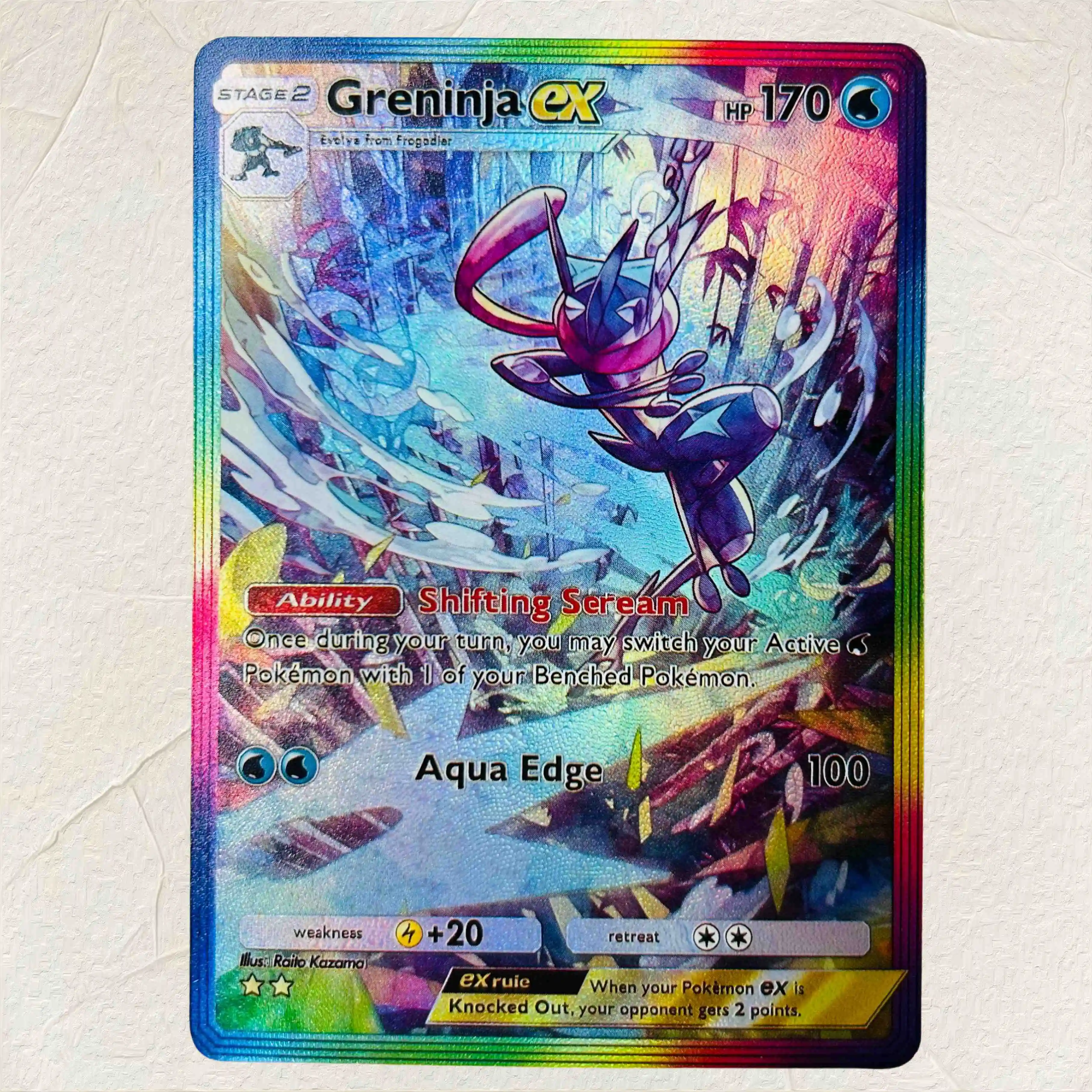 DIY Absol Tauros Jolteon Rapidash Hitmonchan Greninja Dragalge Indeedee 11Pcs Foil Texture Cards Premium Anime Collection Cards view 3