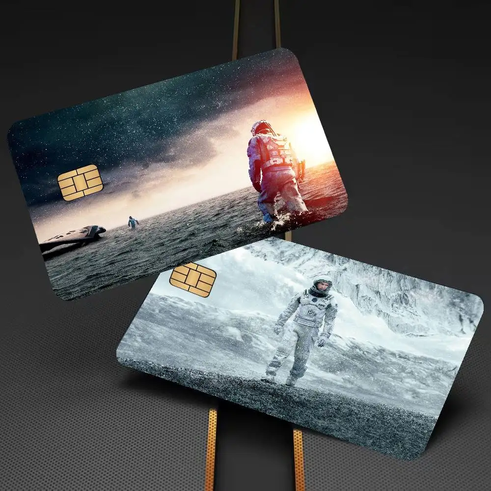 Classic Hot Movie Interstellar Anmie Sticker Film Skin Cover For Credit Card Debit Bank Card Front
