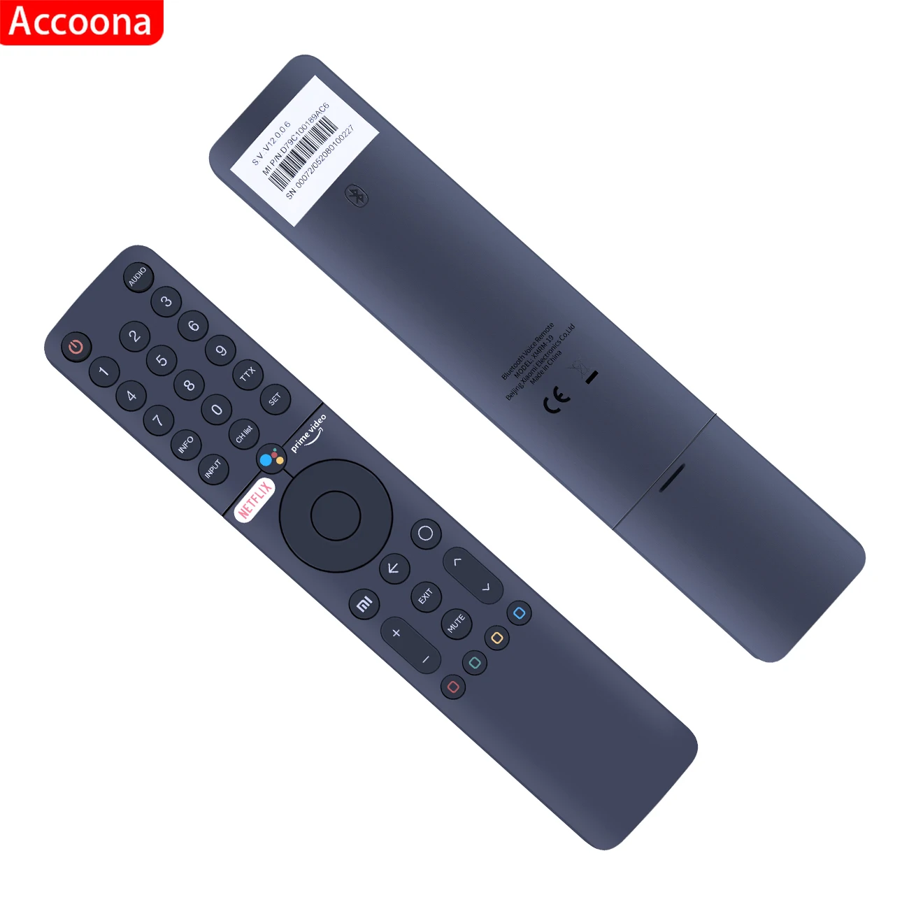 New XMRM-19 360° Bluetooth Voice Remote Control For Xiaomi Android TV MI TV P1 32 43 55 MI TV Q1 75 L32M6-6AEU L75M6-ESG