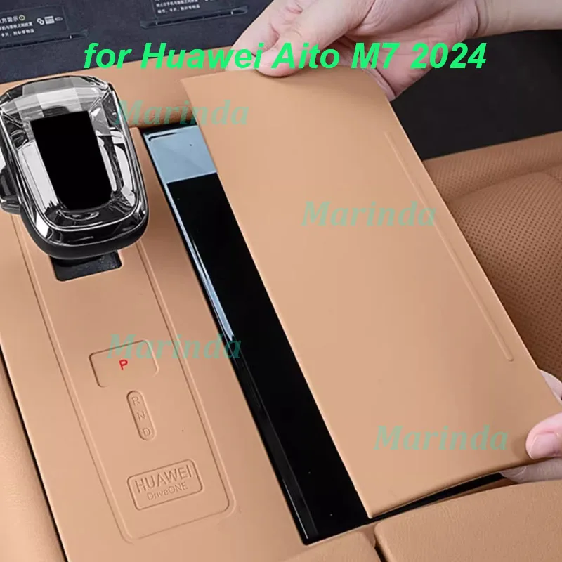 

Car Central Console Panel Silicone Pad for Huawei Aito M7 2024 Wireless charging Pad Cup Holder Cover Interior Accessories