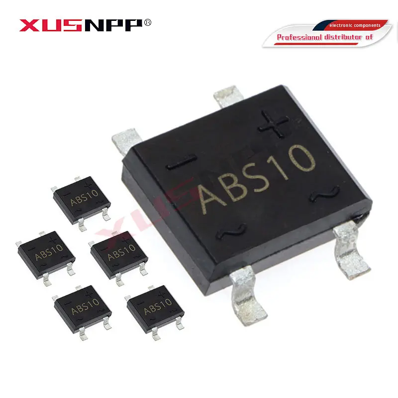 50pcs ABS10 SOP-4 SMD ABS210 ABS8 MB6M MB10M MB10F MB6S MB8S MB8F MB6F MB10S DIP-4 Rectifier bridge pile IC chip