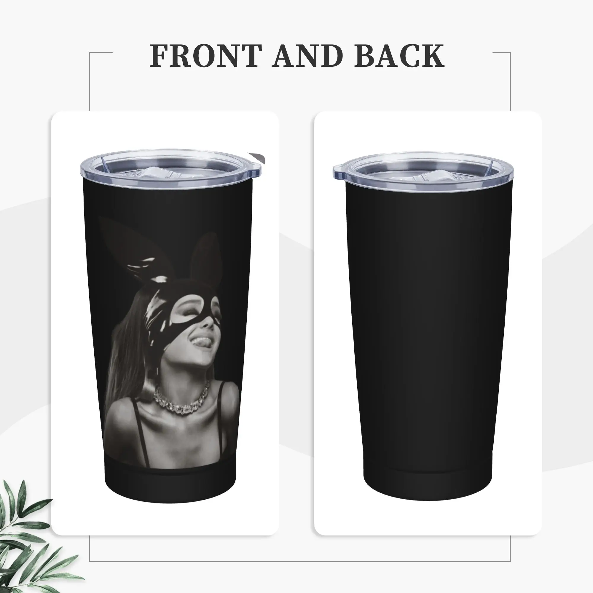 Stainless Steel Tumbler Dangerous Woman by Arianas Grandes Thermal Mug  Insulated Hot Drinks Mugs Cup Driving Water Bottle