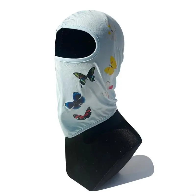 

UV for Protection Balaclava Face Mask for Butterfly Print for Sun Hood Cycling N