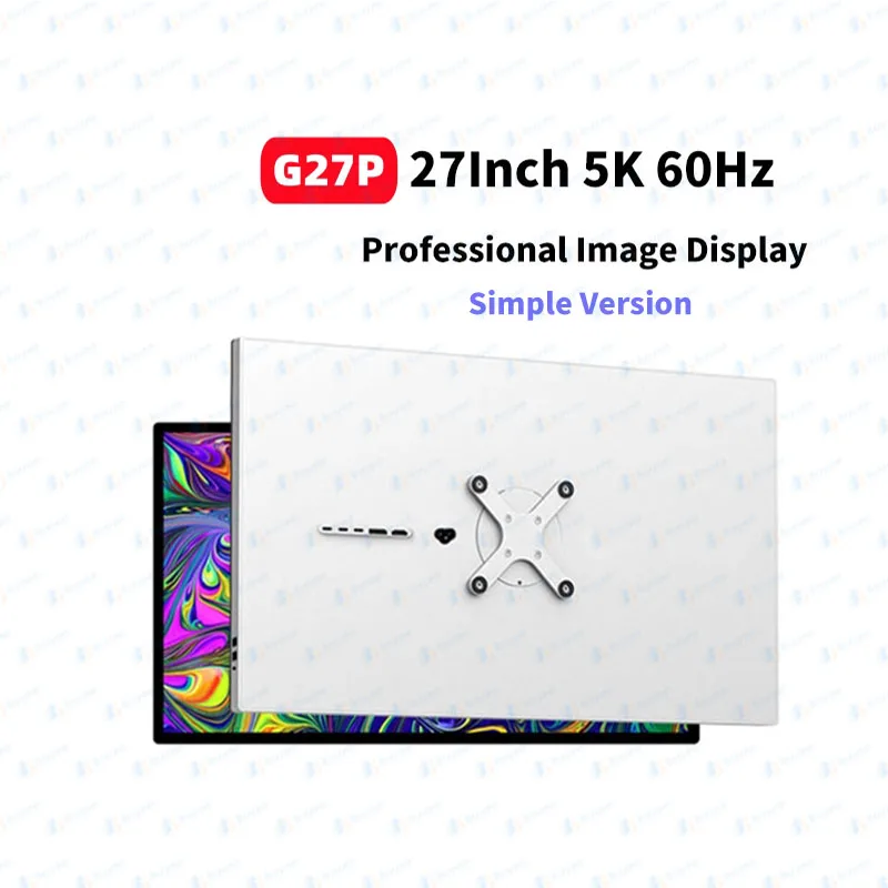 Monitor LCD 27 Inci Tipe-C 60Hz Aluminium Alloy G27P Monitor Gaming 5120*2880 5K Monitor 1ms IPS HDMI2.1 DP1.4 Panel IPS