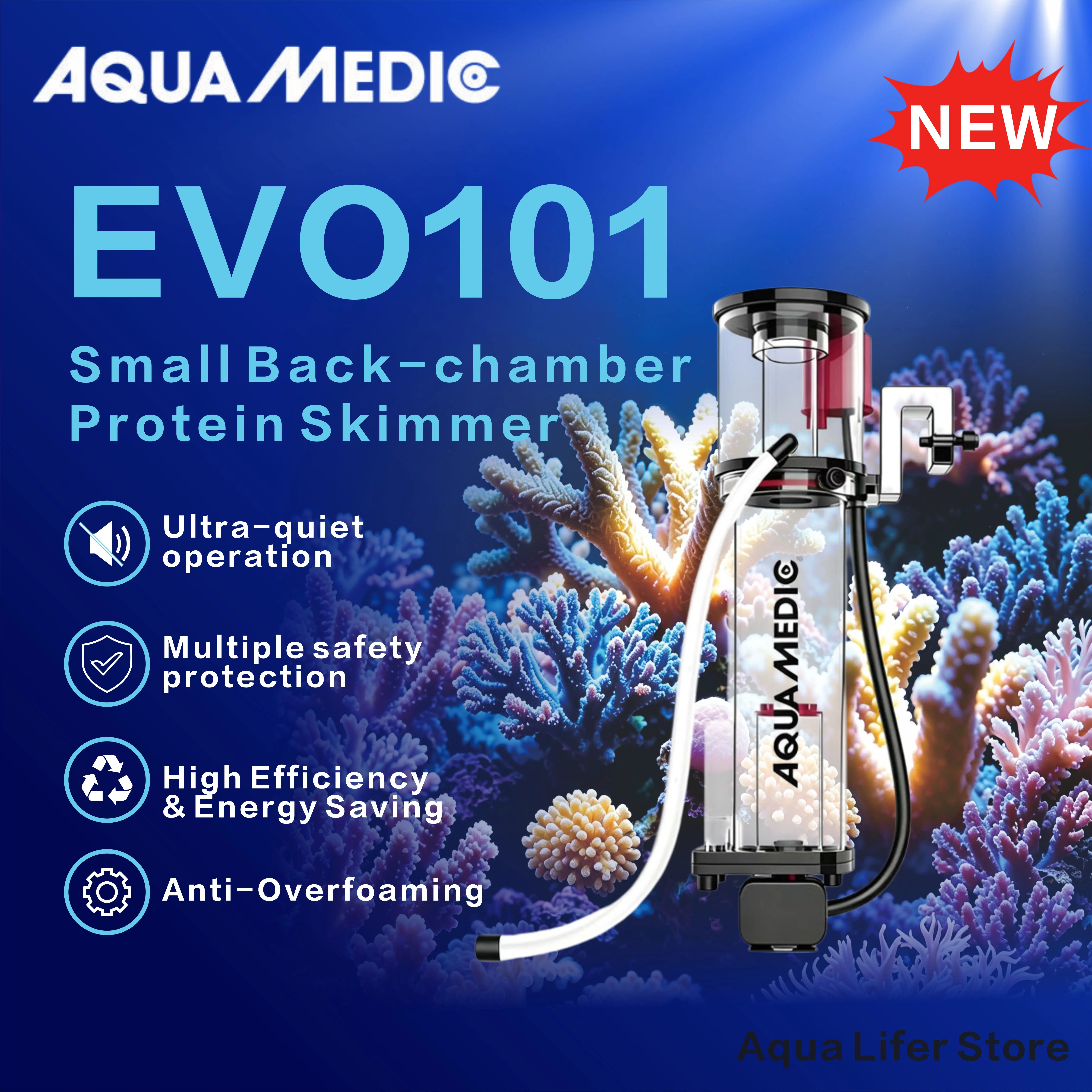 Protein Skimmer Reef - Filtre à chambre arrière Aqua Medic