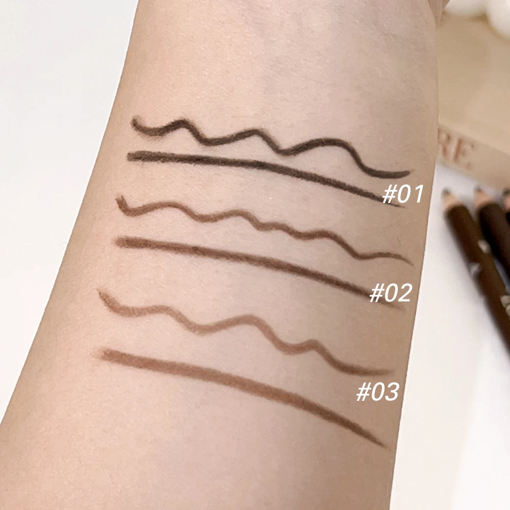 Podwójnego zastosowania Eyeliner Ołówek do brwi Wodoodporny Microblading Eyeliner Tattoo Trwały, nie kwitnący Naturalny makijaż brwi