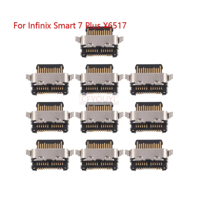 

10-50 шт. USB-разъем для зарядки, порт для зарядки, док-станция для Infinix Smart 7 Plus 7Plus X6517