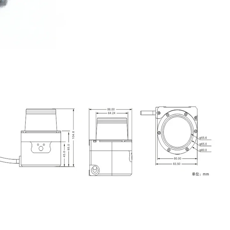 Yyhc-レーザースレーダーセンサー、lidarプロスペクタトゥーメント、光電スキャナー、自動車用モバイルプラットフォーム