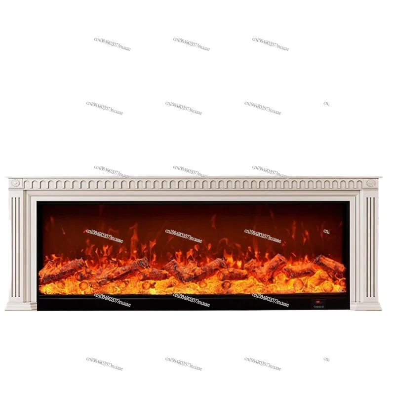 Fireplace Core Electronic Simulation Flame Embedded Fireplace French Decorative Heating Living Room Electric Fireplace False