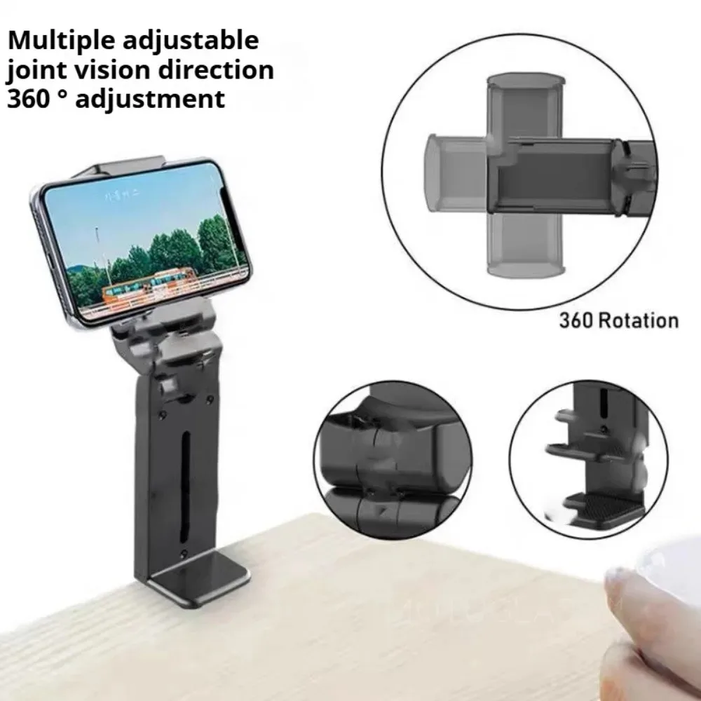 

Universal Rotating Phone Mount 360 Degree Adjustable for Selfie Car Dashboard Live Streaming Travel Use