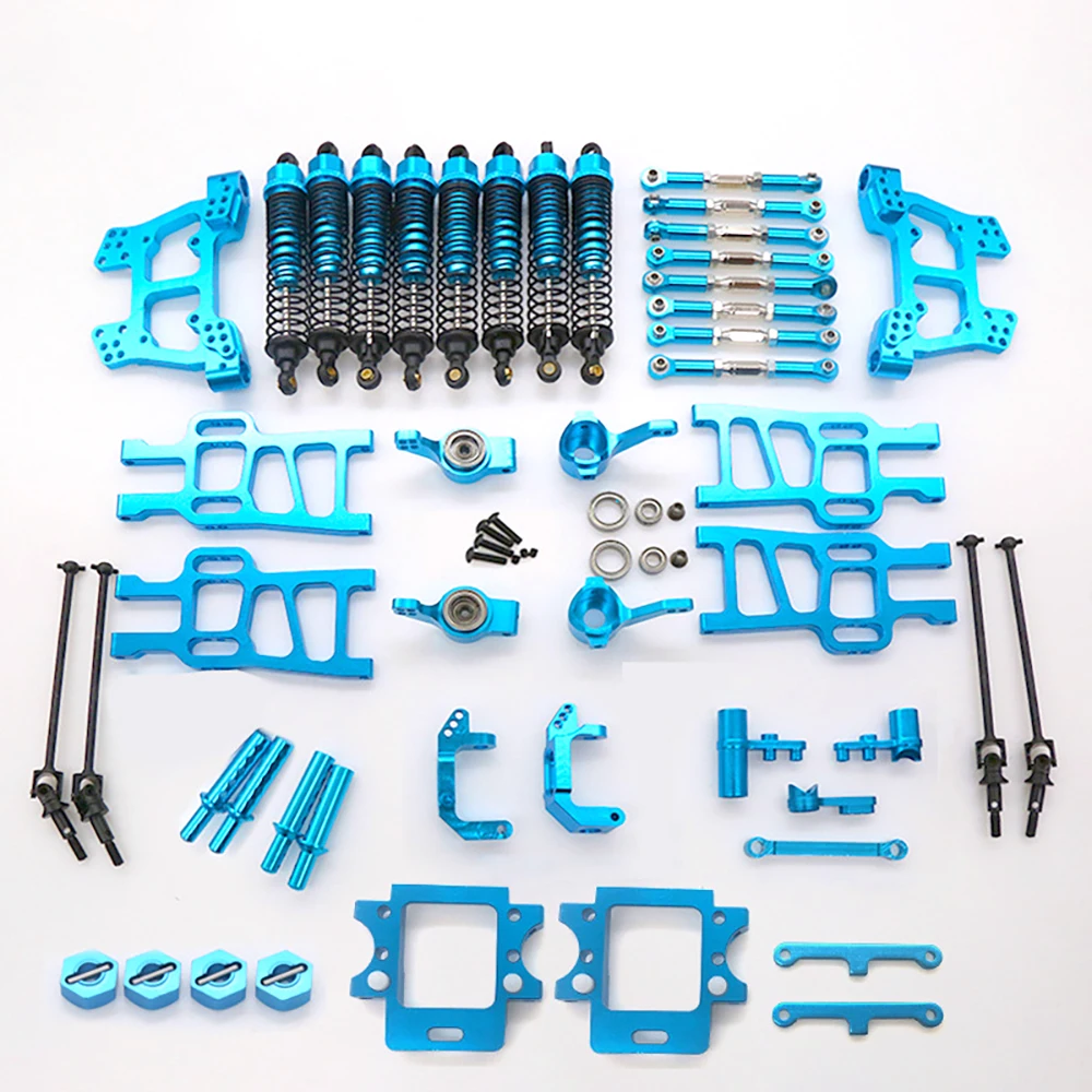 1:10 Unlimited RC Car Metal Upgrade Kit For HSP 1/10 Monster Truck 94111 94108 94110 102010 102011 106017 108019 108022 108004